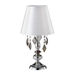 Настольная лампа Crystal Lux Mercedes LG1 Chrome/Smoke, фото 